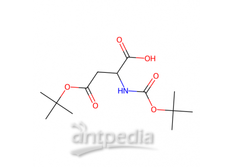 叔丁氧羰基-L-天冬氨酸-4-叔丁酯，1676-90-0，98%