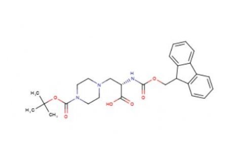 (S)-3-(4-Boc-哌嗪-1-基)-2-(Fmoc-氨基)丙酸，313052-20-9，98%