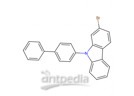 9-(4-联苯基)-2-溴咔唑，1393835-87-4，98.0%