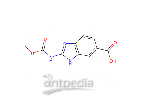 2-甲氧羰基氨基-1H-苯并咪唑-6-羧酸，65003-40-9，97%