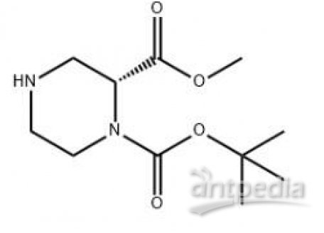(R)-1-N-Boc-哌嗪-2-甲酸甲酯，252990-05-9，97%