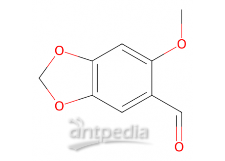 6-甲氧基苯并[1,3]二恶唑-5-甲醛，5780-00-7，97%