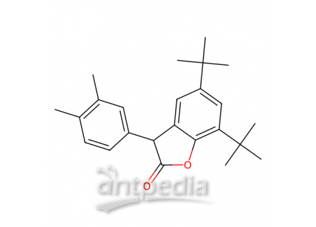 5,7-二叔丁基-3-(3,4-二甲基苯基)苯并呋喃-2(3H)-酮，164391-52-0，98.0%