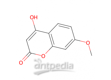 4-羟基-7-甲氧基香豆素，17575-15-4，>98.0%