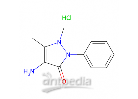 4-氨基安替比林盐酸盐[用于生化研究]，22198-72-7，>98.0%(HPLC)(T)