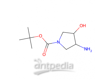 3-氨基-4-羟基-1-吡咯烷羧酸叔丁酯，190141-99-2，95%