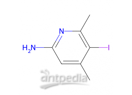 2-氨基-4,6-二甲基-5-碘吡啶，885952-12-5，95%