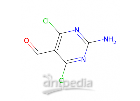 2-氨基-4,6-二氯嘧啶-5-甲醛，5604-46-6，97%