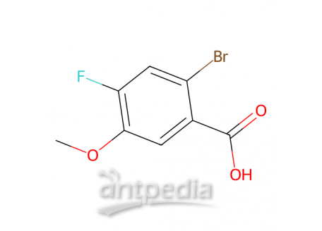 2-溴-4-氟-5-甲氧基苯甲酸，1007455-21-1，98%