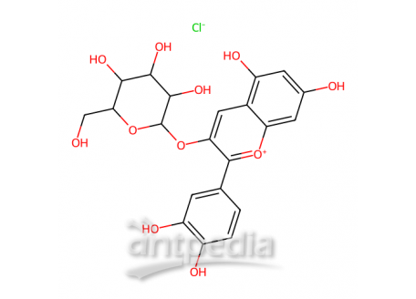 矢车菊素半乳糖苷，27661-36-5，≥97% (HPLC)