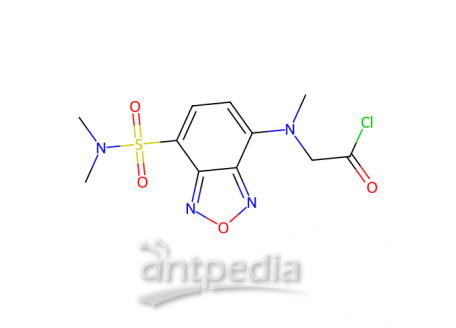 DBD-COCl [=4-(N,N-二甲基氨磺酰)-7-(N-氯甲酰甲基-N-甲氨基)-2,1,3-苯并恶二唑][HPLC标记用]，156153-43-4，>93.0%(T)