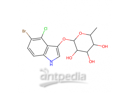 5-溴-4-氯-1H-吲哚-3-基 6-脱氧-α-L-吡喃半乳糖苷，171869-92-4，98%