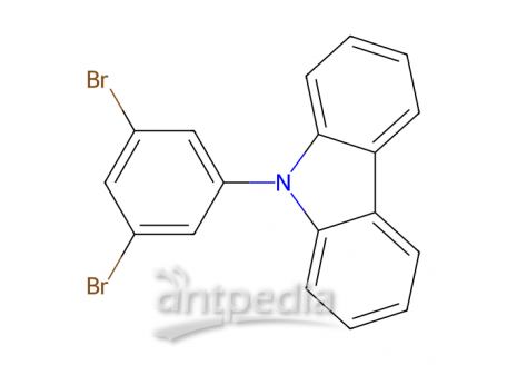 9-(3,5-二溴苯基)咔唑，750573-26-3，98%