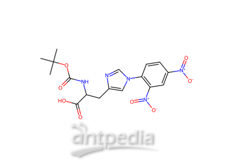 N-(叔丁氧羰基)-1-(2,4-二硝基苯基)-L-组氨酸，25024-53-7，98%
