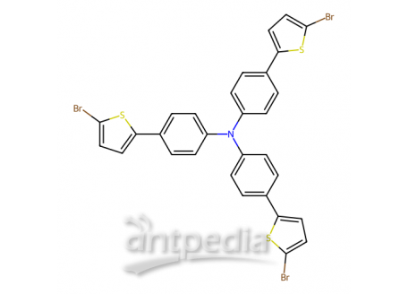 三[4-(5-溴噻吩-2-基)苯基]胺，339985-36-3，98%