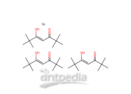 (2,2,6,6-四甲基-3,5-庚二酮酸)钪(III)，15492-49-6，98%