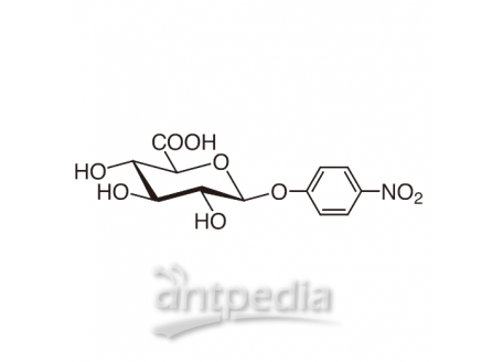 4-硝基苯基-β-D-葡萄糖苷酸 [β-葡糖苷酸酶底物]，10344-94-2，>98.0%(HPLC)