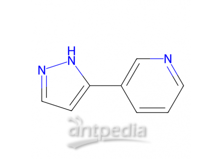 3-(1H-吡唑-3-基)吡啶，45887-08-9，98%