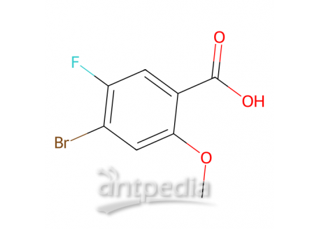 4-溴-5-氟-2-甲氧基苯甲酸，1780187-45-2，98%