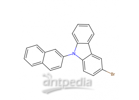 3-溴-9-(2-萘基)咔唑，934545-80-9，>97.0%(HPLC)
