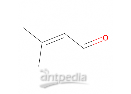 3-甲基-2-丁烯醛，107-86-8，>97.0%(GC)