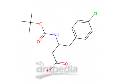 Boc-(S)-3-氨基-4-(4-氯苯基)丁酸，270596-42-4，≥98.0%