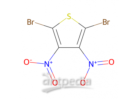 2,5-二溴-3,4-二硝基噻吩，52431-30-8，98%