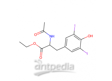 N-乙酰基-3,5-二碘-L-酪氨酸乙基酯，21959-36-4，98%