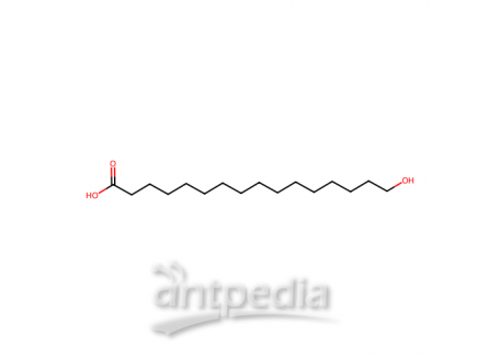 16-羟基十六酸，506-13-8，>98.0%(T)