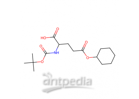叔丁氧羰基-L-谷氨酸 5-环己酯，73821-97-3，98%