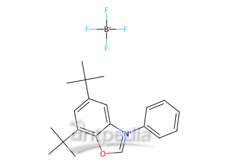 5,7-二叔丁基-3-苯基苯并[d]恶唑-3-鎓四氟硼酸盐，1207294-92-5，97%