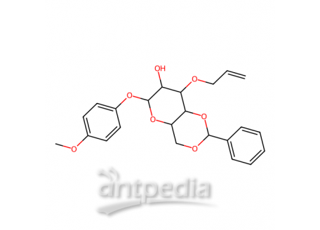 4-甲氧苯基-3-O-烯丙基-4,6-O-苯亚甲基-β-D-吡喃半乳糖苷，400091-05-6，98%