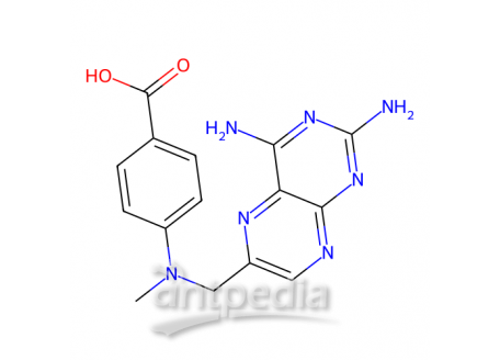 4-[N-(2,4-二氨基-6-蝶啶甲基)-N-甲氨基]苯甲酸，19741-14-1，95%