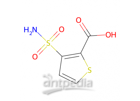 3-(氨基磺酰基)噻吩-2-羧酸，59337-97-2，95%