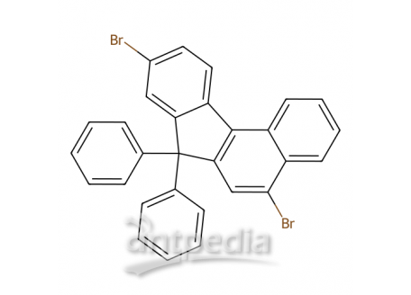 5,9-二溴-7,7-二苯基-7H-苯并[c]芴，854952-90-2，≥97%