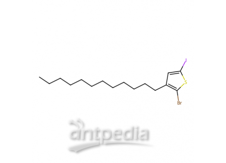 2-溴-3-十二烷基-5-碘噻吩 (含稳定剂铜屑)，306769-48-2，95%（HPLC）