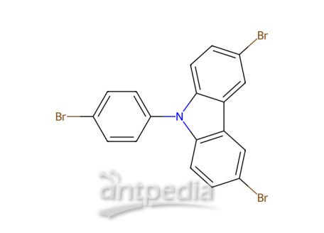 3,6-二溴-9-(4-溴苯基)咔唑，73087-83-9，>98.0%(HPLC)