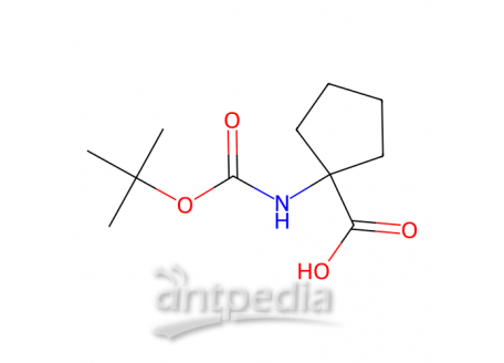 1-(Boc-氨基)环戊烷羧酸，35264-09-6，98%