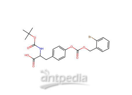 Boc-O-(2-溴苄氧羰基)-D-酪氨酸，81189-61-9，95%
