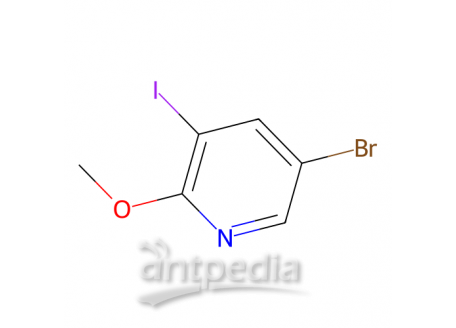 5-溴-3-碘-2-甲氧基-吡啶，578007-66-6，97%