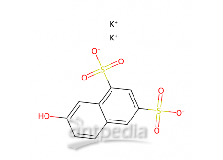 2-萘酚-6,8-二磺酸二钾水合物，842-18-2，>98.0%(HPLC)
