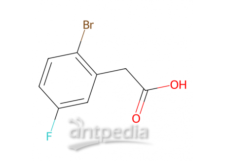 2-溴-5-氟苯基乙酸，739336-26-6，98%