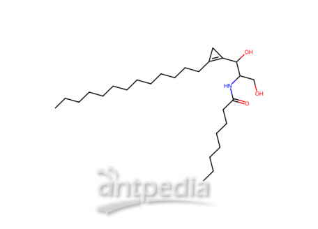 N-[(1R,2S)-2-羟基-1-羟甲基-2-(2-十三烷基-1-环丙烯基)乙基]辛酰胺，649767-83-9，>99%