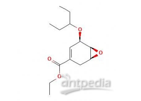 5-(戊烷-3-基氧基)-7-氧杂双环(4.1.0)庚-3-烯-3-羧酸乙酯，204254-96-6，98%