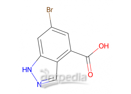 6-溴-1H-吲唑-4-羧酸，885523-08-0，97%