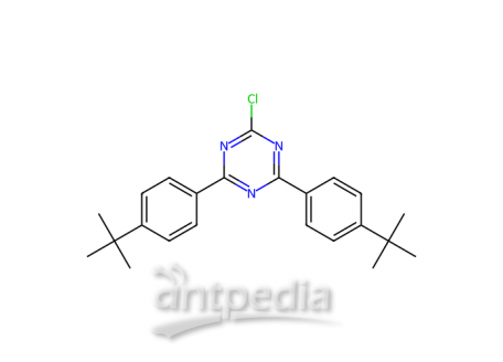 2,4-双[4-(叔丁基)苯基]-6-氯-1,3,5-三嗪，253158-13-3，98%