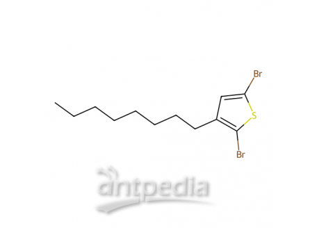 2,5-二溴-3-辛基噻吩，149703-84-4，96%