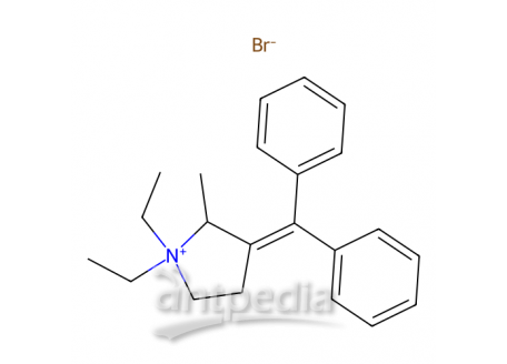 3-(二苯亚甲基)-1,1-二乙基-2-甲基吡咯烷-1-鎓溴化物，4630-95-9，97%