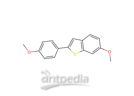 6-甲氧基-2-(4-甲氧苯基)苯并[b]噻吩，63675-74-1，98%