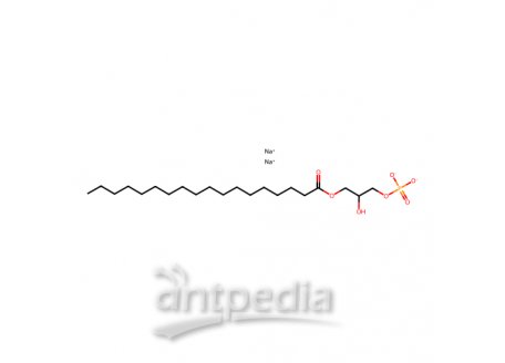 1-硬脂酰基-2-羟基-sn-甘油-3-磷酸酯(钠盐)，325465-92-7，>99%